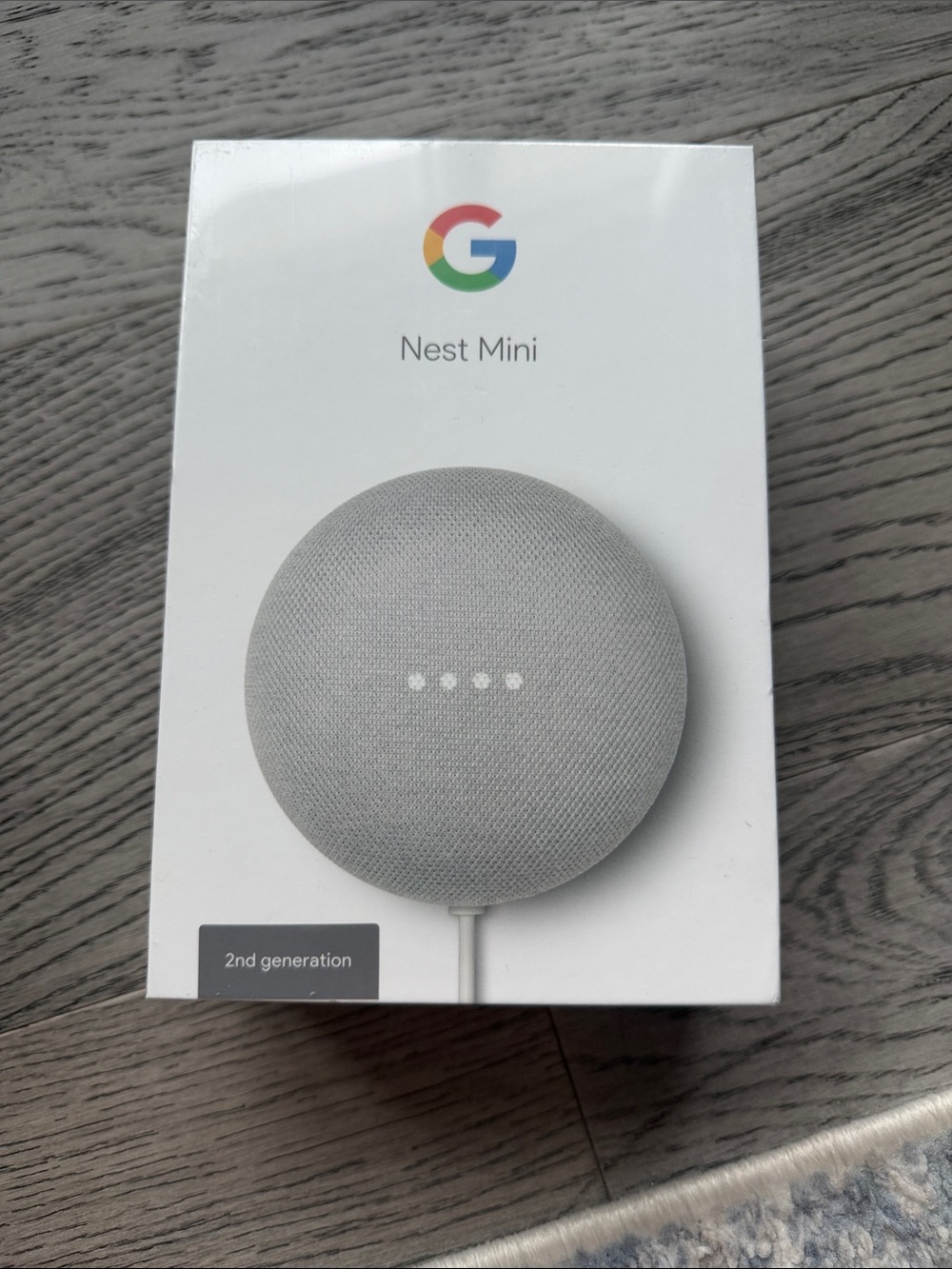 NIB Google Nest Mini (2nd Gen) - Chalk